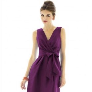 BLACK Alfred Sung full length gown